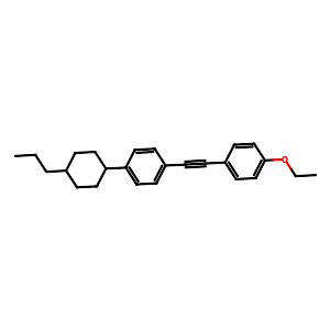 1-Ethoxy-4-((4-(trans-4-propylcyclohexyl)phenyl)ethynyl)benzene,116903-48-1
