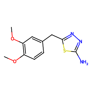 5-(3,4-Dimethoxybenzyl)-1,3,4-thiadiazol-2-amine,313957-85-6