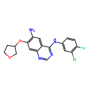 (S)-N4-(3-Chloro-4-fluorophenyl)-7-((tetrahydrofuran-3-yl)oxy)quinazoline-4,6-diamine,314771-76-1