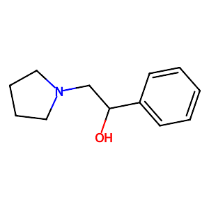 1-Phenyl-2-pyrrolidin-1-ylethanol,5407-61-4