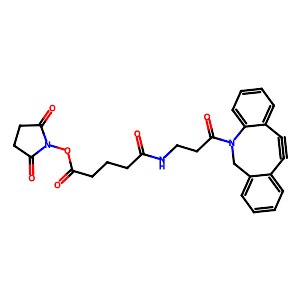 2,5-Dioxo-1-pyrrolidinyl 5-[[3-(11,12-didehydrodibenz[b,f]azocin-5(6H)-yl)-3-oxopropyl]amino]-5-oxopentanoate,1269997-07-0