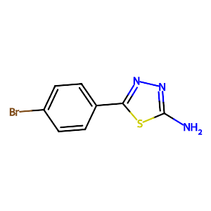 5-(4-Bromophenyl)-1,3,4-thiadiazol-2-amine,13178-12-6