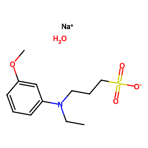N-Ethyl-N-(3-sulfopropyl)-3-methoxyaniline sodium salt monohydrate,82611-88-9
