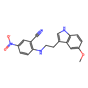 2-{[2-(5-Methoxy-1H-indol-3-yl)ethyl]amino}-5-nitrobenzonitrile,945367-20-4