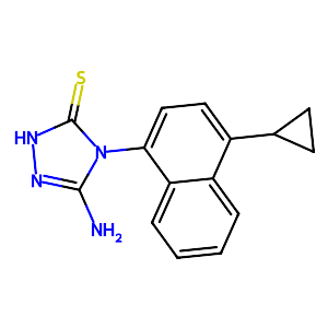 5-Amino-4-(4-cyclopropylnaphthalen-1-yl)-4H-1,2,4-triazole-3-thiol,878671-96-6