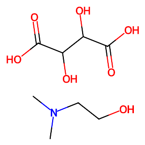 (2-Hydroxyethyl)dimethylammonium hydrogen tartrate,5988-51-2