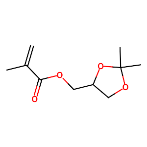 (2,2-Dimethyl-1,3-dioxolan-4-yl)methyl methacrylate,7098-80-8