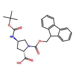 (2S,4R)-Boc-4-amino-1-Fmoc-pyrrolidine-2-carboxylic acid,273222-06-3