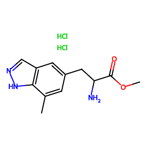 Methyl (2R)-2-amino-3-(7-methyl-1H-indazol-5-yl)propanoate;dihydrochloride,1414976-14-9