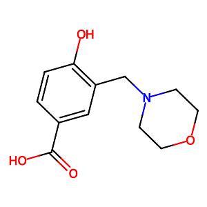 4-Hydroxy-3-(morpholin-4-ylmethyl)benzoic acid,143269-99-2