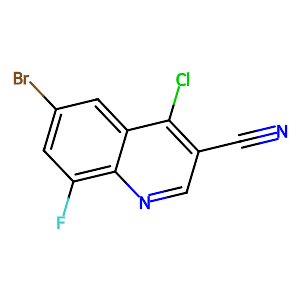 6-Bromo-4-chloro-8-fluoroquinoline-3-carbonitrile,886362-71-6