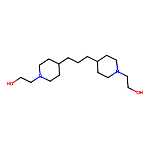 1,3-Bis[1-(2-hydroxyethyl)-4-piperidyl]propane,18073-84-2