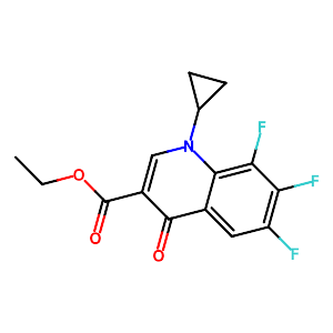 Ethyl 1-cyclopropyl-6,7,8-trifluoro-4-oxo-1,4-dihydroquinoline-3-carboxylate,94242-51-0