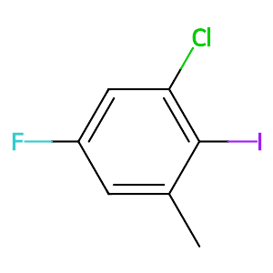1-Chloro-5-fluoro-2-iodo-3-methylbenzene,1242339-79-2