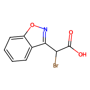 1,2-Benzoxazol-3-yl(bromo)acetic acid,37924-67-7