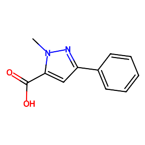 1-Methyl-3-phenyl-1H-pyrazole-5-carboxylic acid,10250-64-3