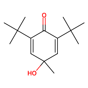 2,6-Di-tert-butyl-4-hydroxy-4-methyl-2,5-cyclohexadien-1-one,10396-80-2