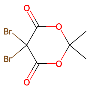 5,5-Dibromo-2,2-dimethyl-1,3-dioxane-4,6-dione,66131-14-4