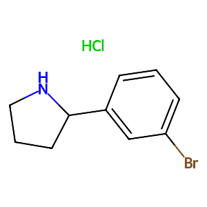 2-(3-Bromophenyl)pyrrolidine HCl,1171898-22-8
