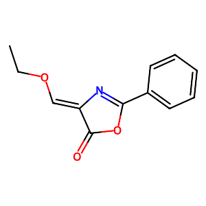 (4E)-4-(Ethoxymethylene)-2-phenyl-1,3-oxazol-5(4H)-one,15646-46-5