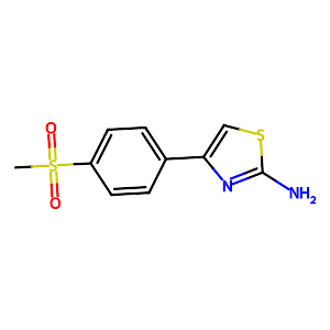 4-(4-(Methylsulfonyl)phenyl)thiazol-2-amine,383131-95-1