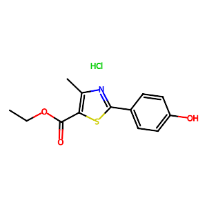 Ethyl 2-(4-Hydroxyphenyl)-4-methylthiazole-5-carboxylate Hydrochloride,399017-10-8