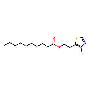 2-(4-Methyl-5-thiazolyl)ethyl decanoate,101426-31-7