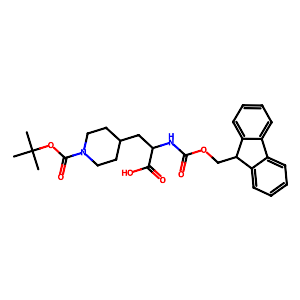 2-N-Fmoc-amino-3-(4-N-Boc-piperidinyl)propionic acid,313052-02-7