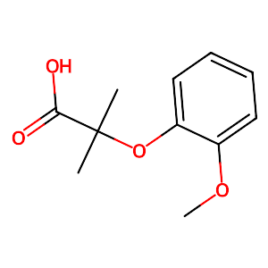 2-(2-Methoxyphenoxy)-2-methylpropanoic acid,53498-60-5