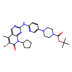 6-Desacetyl-6-bromo-N-Boc Palbociclib,571188-82-4