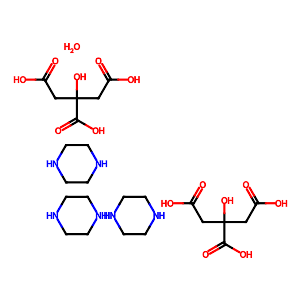 Piperazine citrate hydrate, meet BP specifications,144-29-6