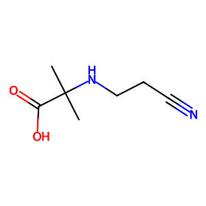 2-(2-Cyanoethylamino)-2-methylpropanoic acid,106556-63-2