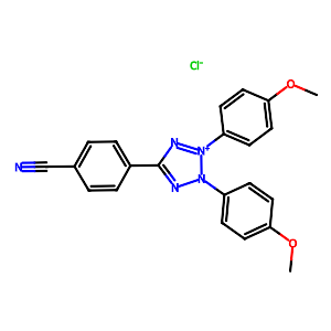2,3-Bis(4-methoxyphenyl)-5-(4-cyanophenyl)tetrazolium chloride,151390-91-9