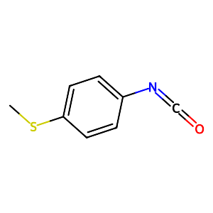 1-Isocyanato-4-(methylthio)benzene,1632-84-4