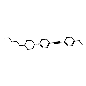Rel-1-ethyl-4-((4-((1s,4r)-4-pentylcyclohexyl)phenyl)ethynyl)benzene,100582-74-9