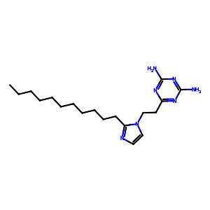 2,4-Diamino-6-[2-(2-undecyl-1-imidazolyl)ethyl]-1,3,5-triazine,50729-75-4