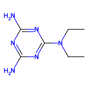 2,4-Diamino-6-diethylamino-1,3,5-triazine,2073-31-6