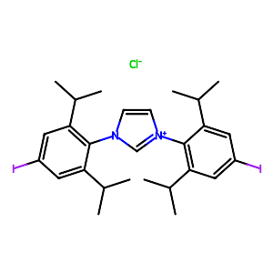 1H-Imidazolium, 1,3-bis[4-iodo-2,6-bis(1-methylethyl)phenyl]-, chloride (1:1),934008-48-7