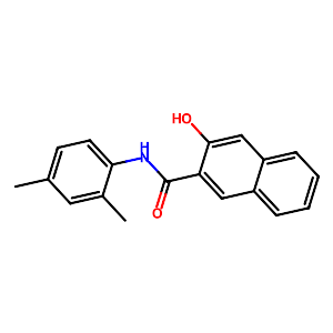 2',4'-Dimethyl-2-hydroxy-3-naphthoylanilide,92-75-1
