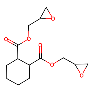 Diglycidyl 1,2-Cyclohexanedicarboxylate, Oxirane oxygen 8.0 to 11.5 %,5493-45-8
