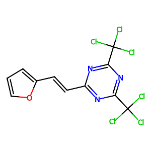 2-[2-(Furan-2-yl)vinyl]-4,6-bis(trichloromethyl)-1,3,5-triazine,154880-05-4