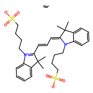 3,3,3',3'-Tetramethyl-1,1'-bis(4-sulfobutyl)indocarbocyanine Sodium Salt,120724-84-7