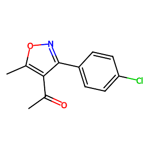 1-[3-(4-Chlorophenyl)-5-methylisoxazol-4-yl]ethanone,169814-48-6
