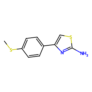 4-[4-(Methylthio)phenyl]-1,3-thiazol-2-amine,105512-85-4