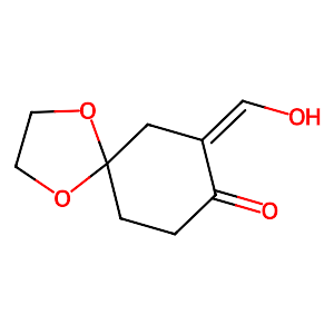 7-(Hydroxymethylidene)-1,4-dioxaspiro[4.5]decan-8-one,115215-91-3