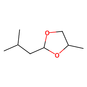2-Isobutyl-4-methyl-1,3-dioxolane,18433-93-7