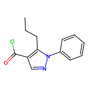 1-Phenyl-5-propylpyrazole-4-carbonyl chloride,175137-15-2