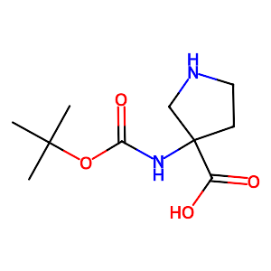 3-(t-Butoxycarbonyl)aminopyrrolidine-3-carboxylic acid,869786-49-2