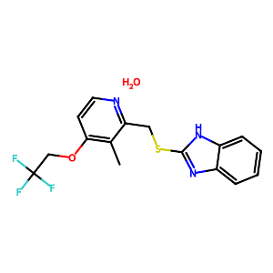 2-(((3-Methyl-4-(2,2,2-trifluoroethoxy)pyridin-2-yl)methyl)thio)-1H-benzo[d]imidazole hydrate,1288338-69-1
