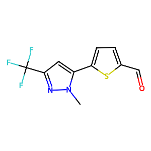 2-[1-Methyl-3-(trifluoromethyl)pyrazol-5-yl]-thiophene-5-carboxaldehyde,175202-94-5